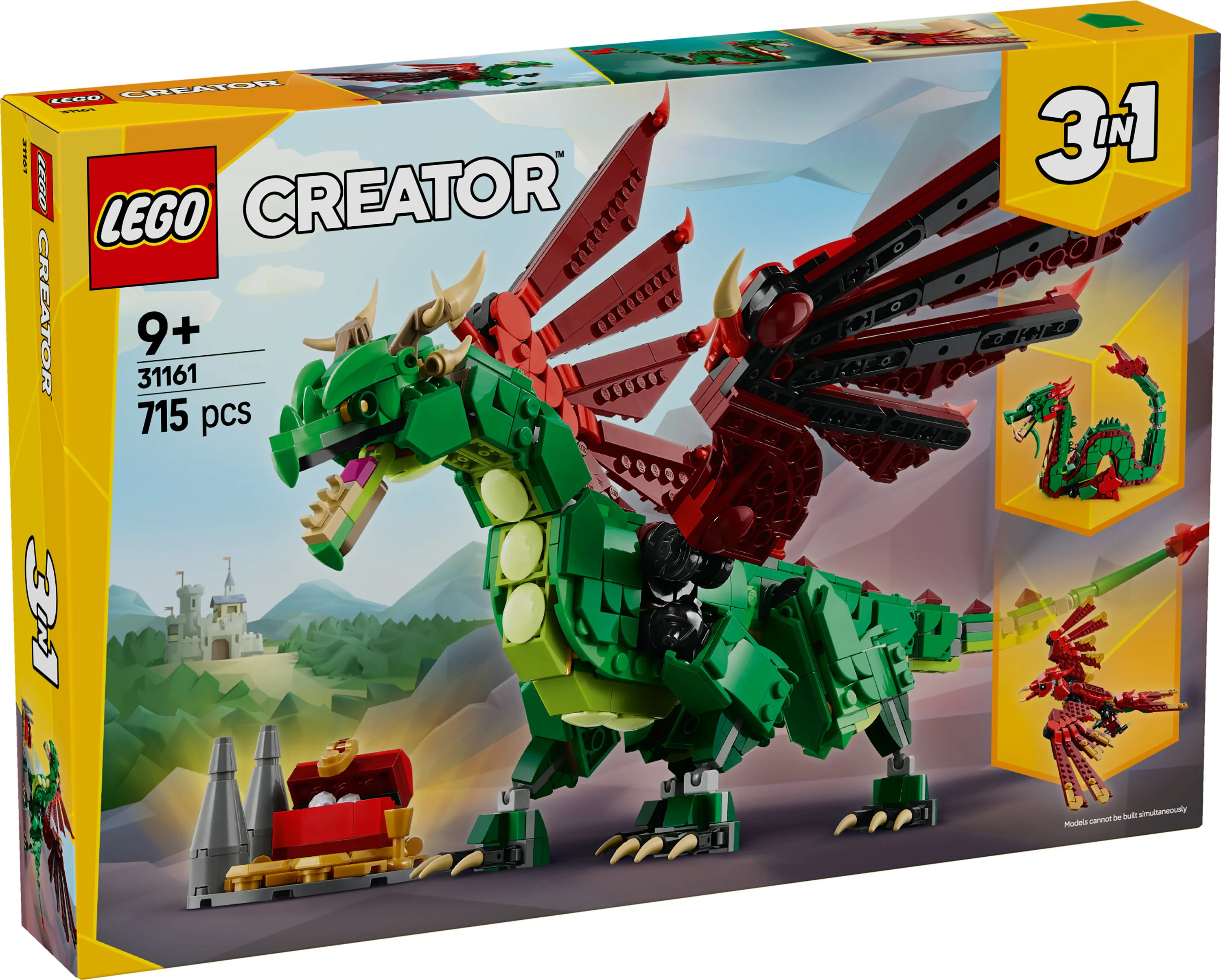 LEGO Creator 3in1 Medieval Dragon 31161