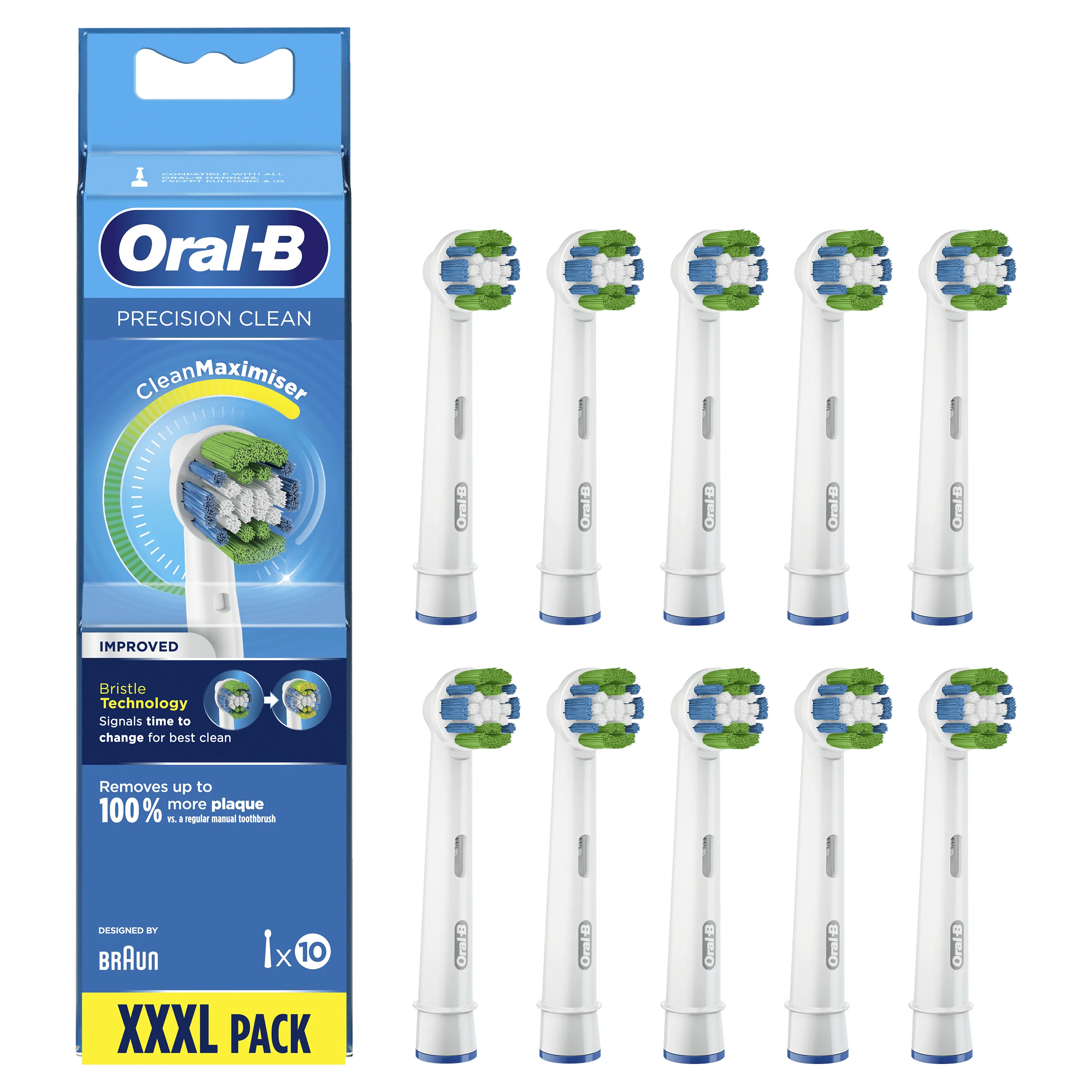 Oral-B Precision Clean - borsthuvud, 10 st