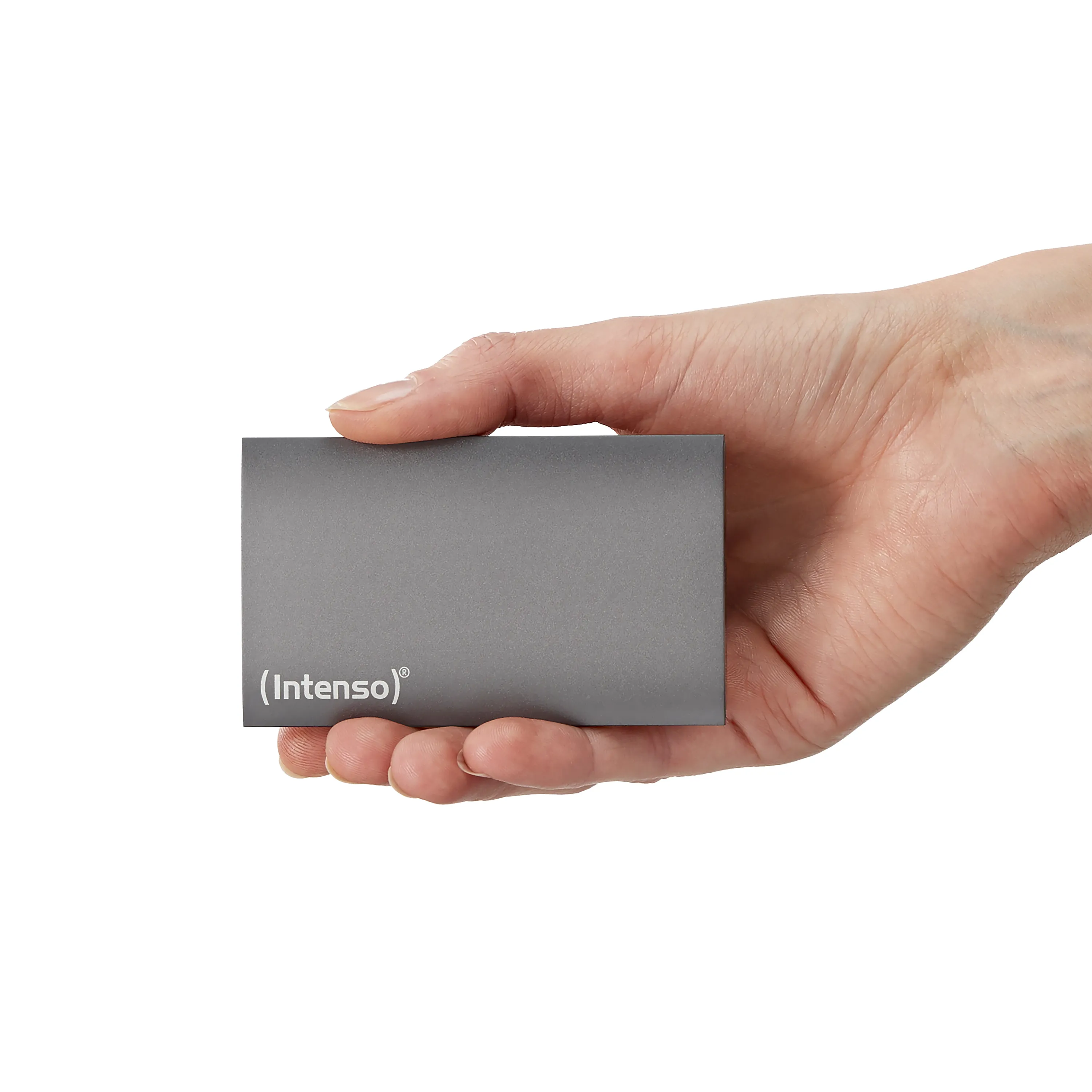 Intenso Premium Edition 128GB External SSD with USB 3.2 Gen 1 (USB-C), Portable, Shock Resistant, Anthracite