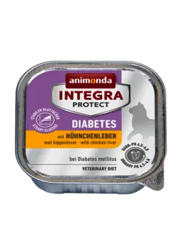Animonda Integra Protect Diabetes Poultry Liver, Wet food for cats, Adult, 100g