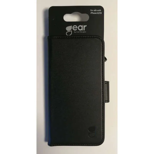 GEAR Wallet, iPhone 6/7/8 - Wallet Case, Black