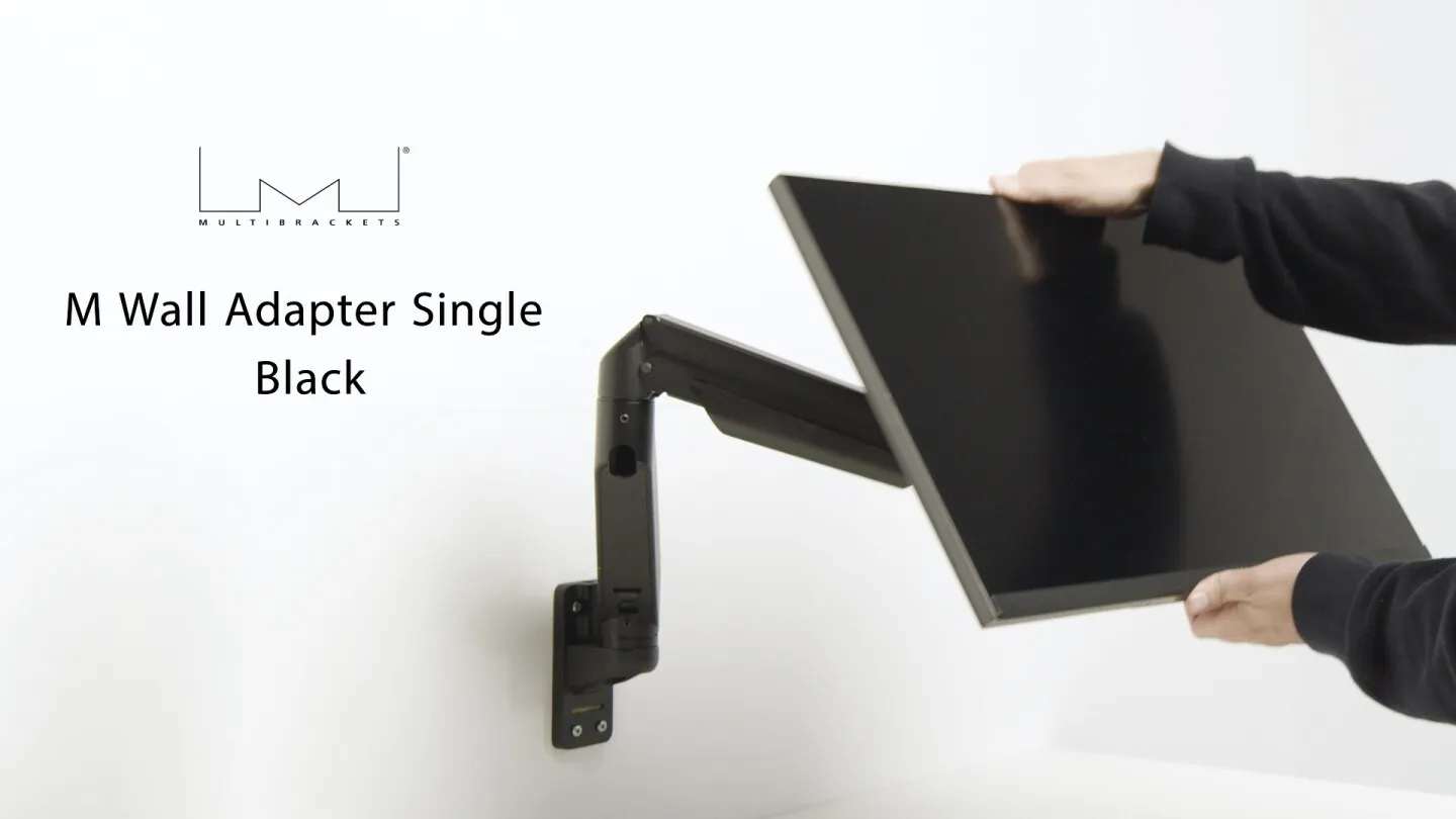 Multibrackets M Wall Adapter Single - Asennuskomponentti (sein&auml;sovitin) - hopea