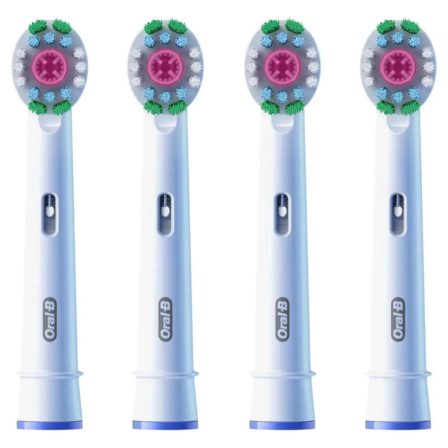 Oral-B 3D White Utbytesborsthuvuden, CleanMaximiser, 4-pack Oral-B 3D White Utbytesborsthuvuden, CleanMaximiser, 4-pack