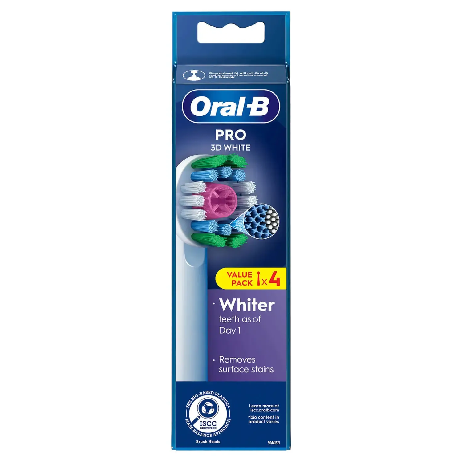 Oral-B 3D White Utbytesborsthuvuden, CleanMaximiser, 4-pack Oral-B 3D White Utbytesborsthuvuden, CleanMaximiser, 4-pack
