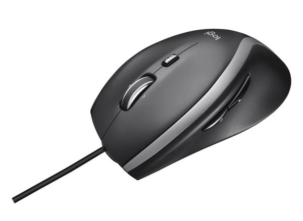 Logitech M500 Wired Mouse, Black