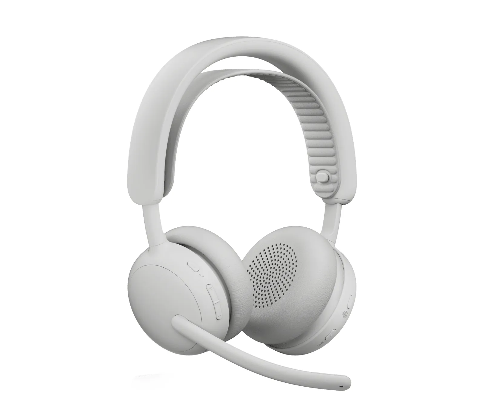 Logitech Zone Wireless 2 ES for Business Teams Wireless Headset with Receiver, Off-White