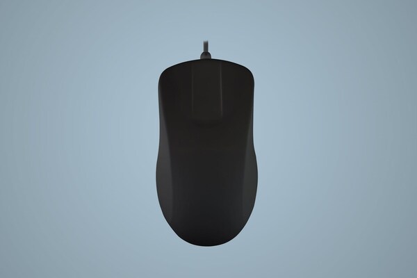 Active Key Hygiene Scroll Sensor Medium size sanitizable - mouse, black