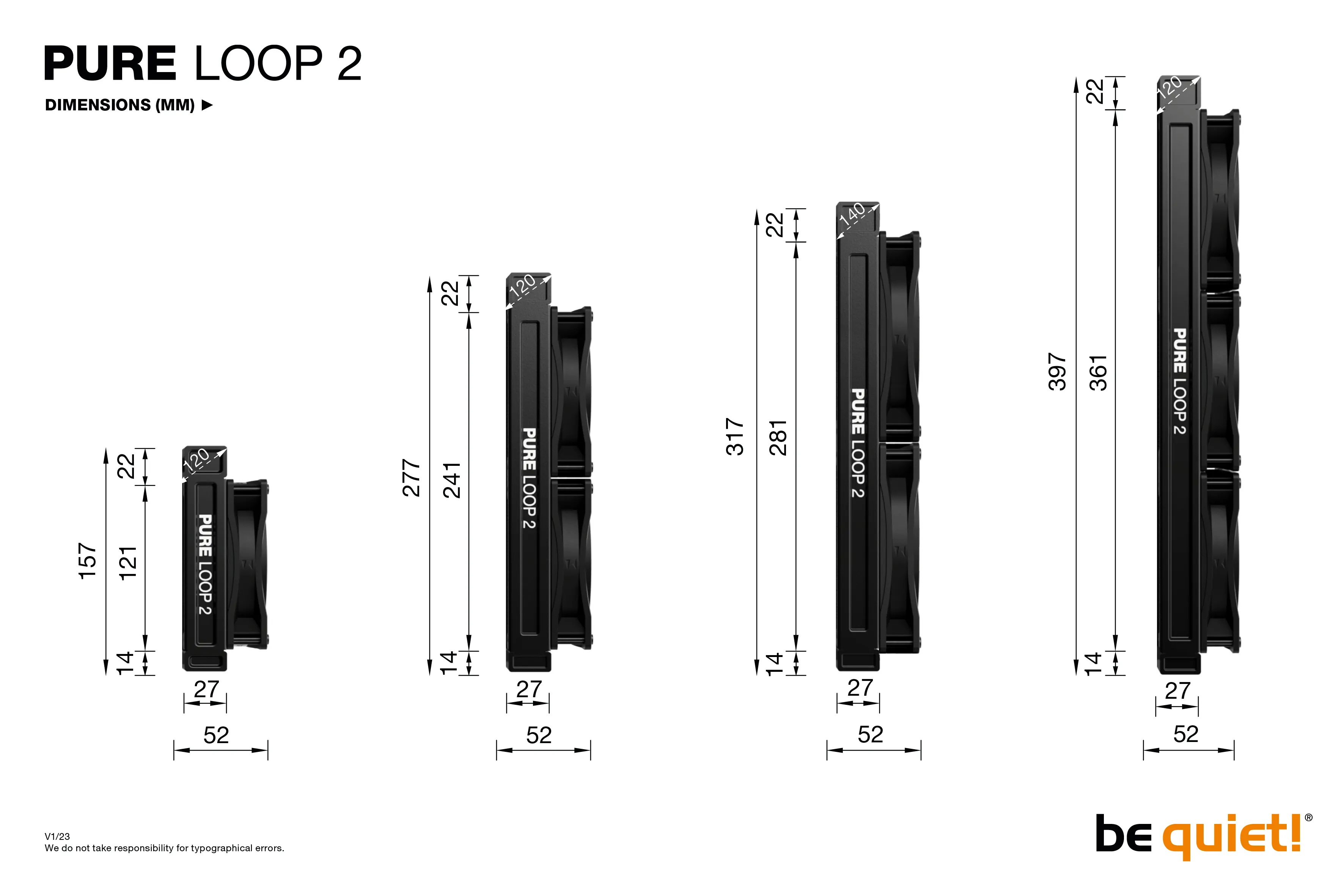 Be quiet! Pure Loop 2 240mm -nestej&auml;&auml;hdytysj&auml;rjestelm&auml;