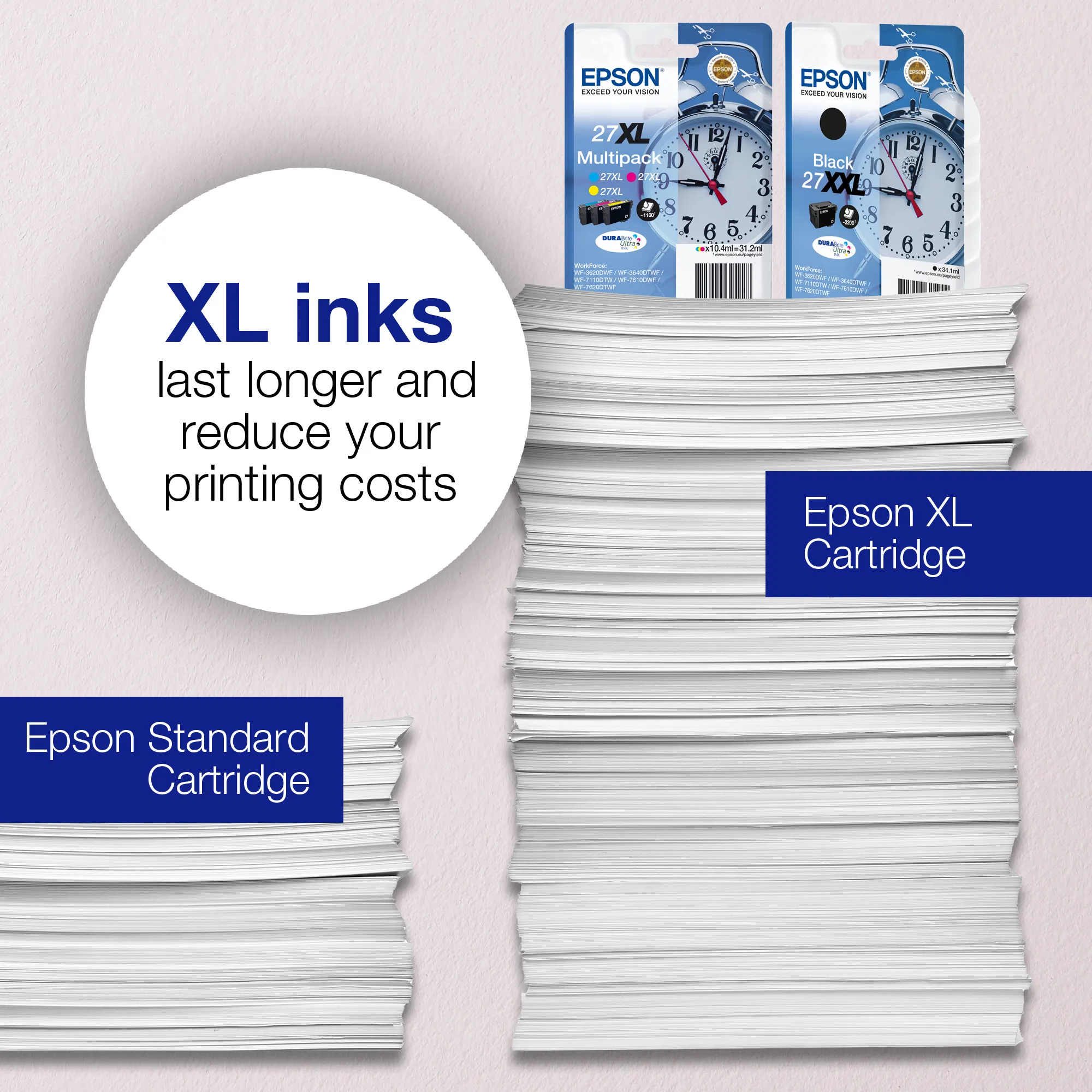 Epson 27XL bl&auml;ckpatron, 10.4 ml, magenta