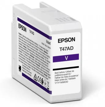 Epson T47AD UltraChrome Pro 10 bl&auml;ckpatron, 50 ml, violett