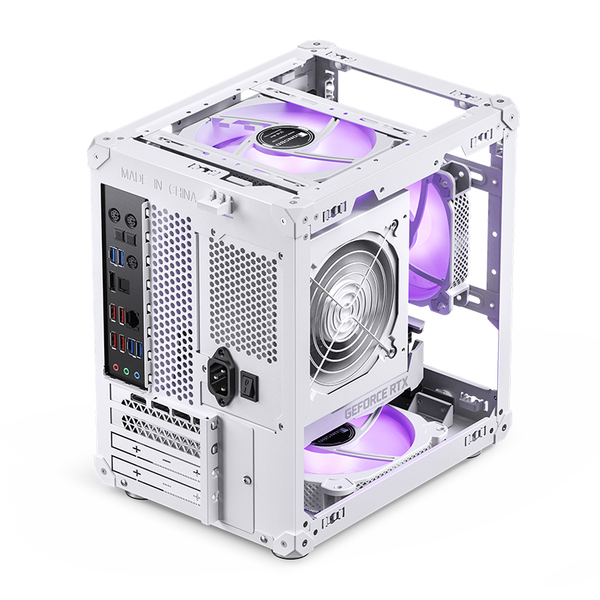 Jonsbo C6 -Micro-ATX chassi, vit