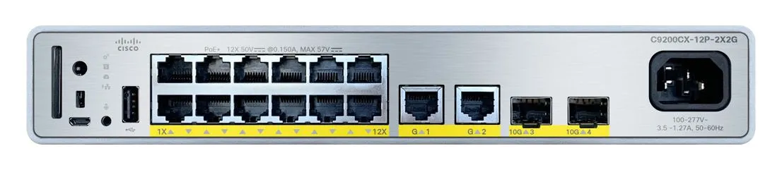 Catalyst 9000 Compact Switch 12-Port PoE