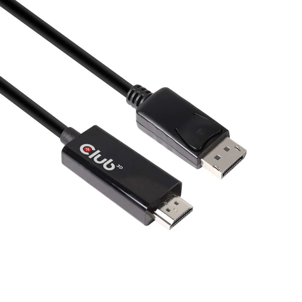 Club 3D DisplayPort 1.4 - HDMI 2.0b - adapter, Black, 2m