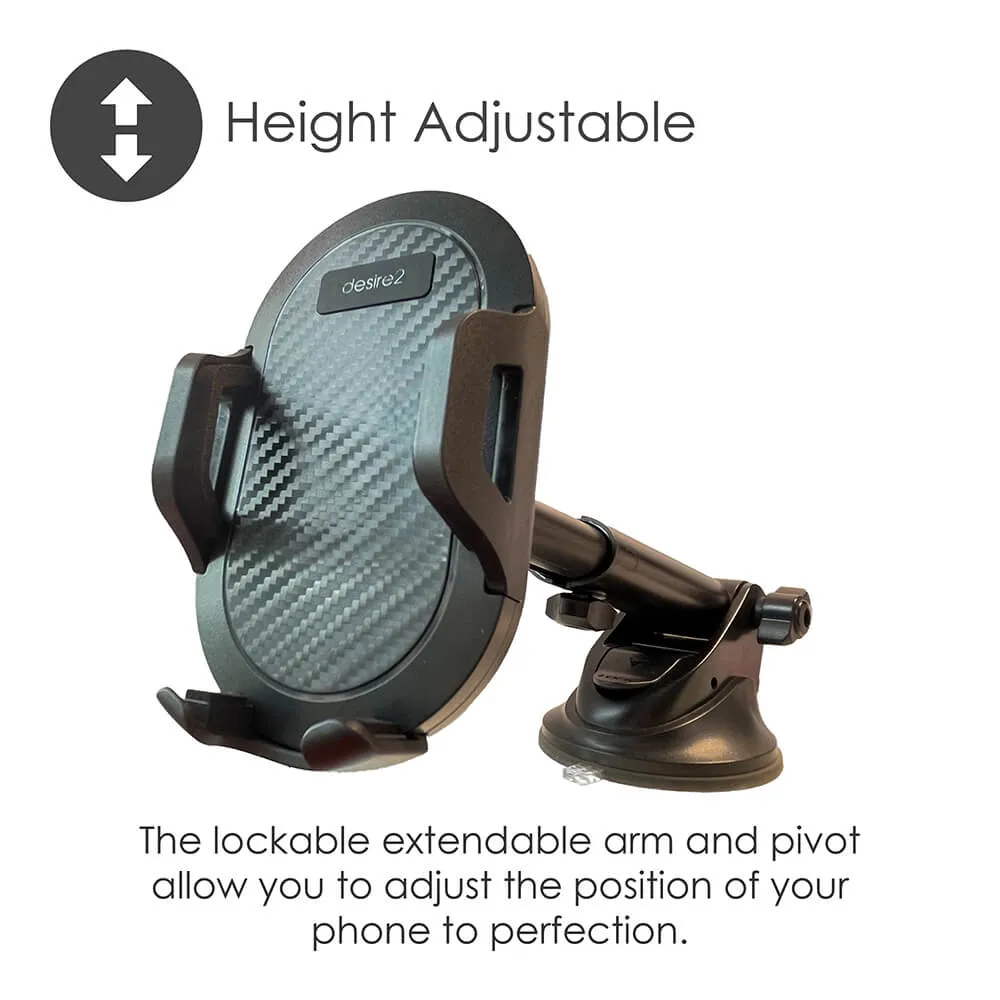 DESIRE2 Car Holder View Extend Suction Mount
