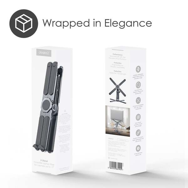 DESIRE2 X Stand Foldable laptop Riser Aluminum