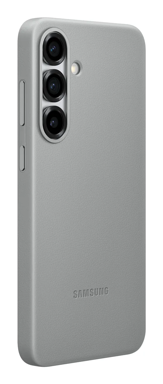 Samsung Galaxy S25+ Kindsuit Faux Leather Case, Grey