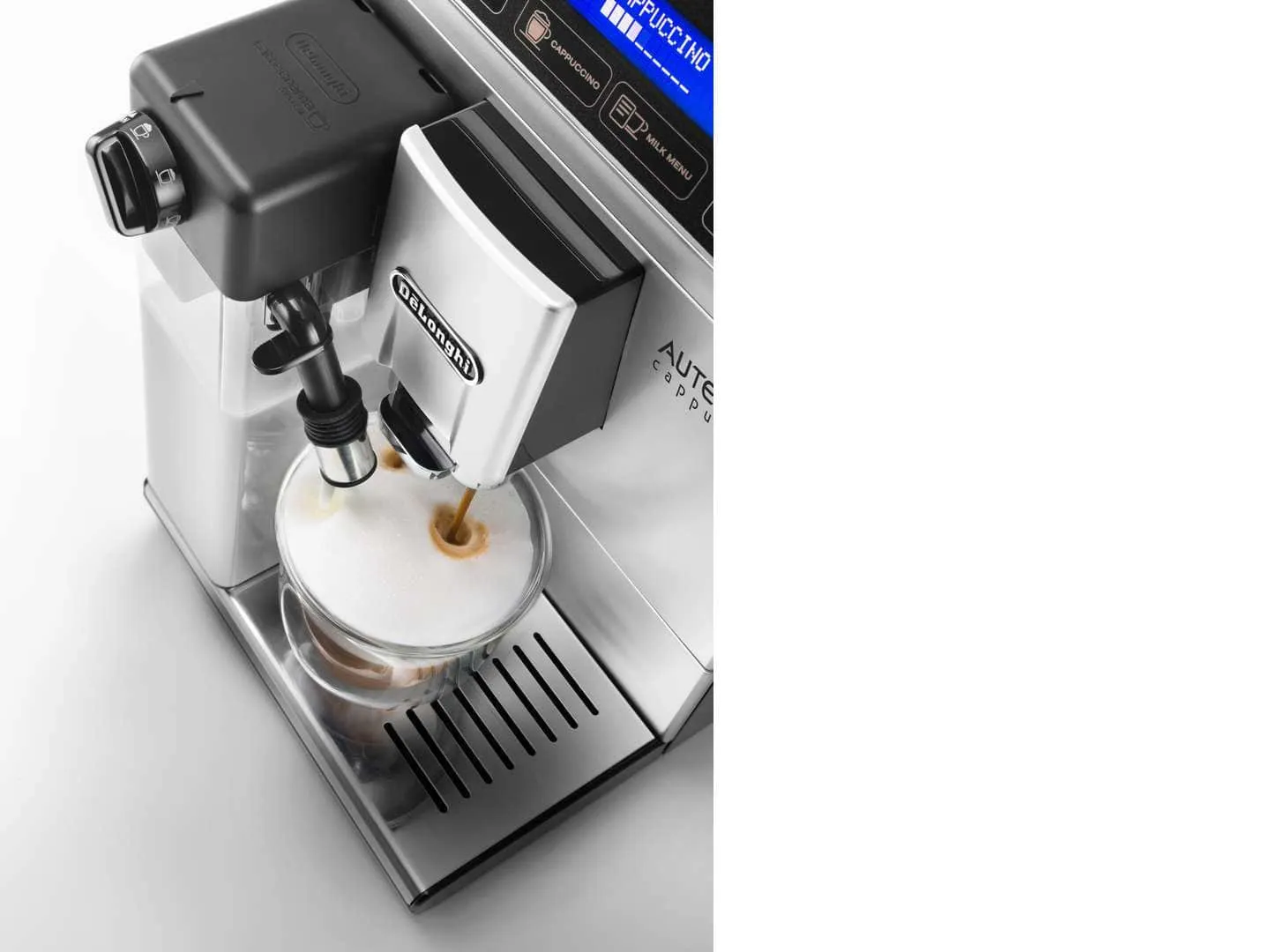 Delonghi Autentica Cappuccino ETAM - espressomaskin, Svart, Rostfritt st&aring;l