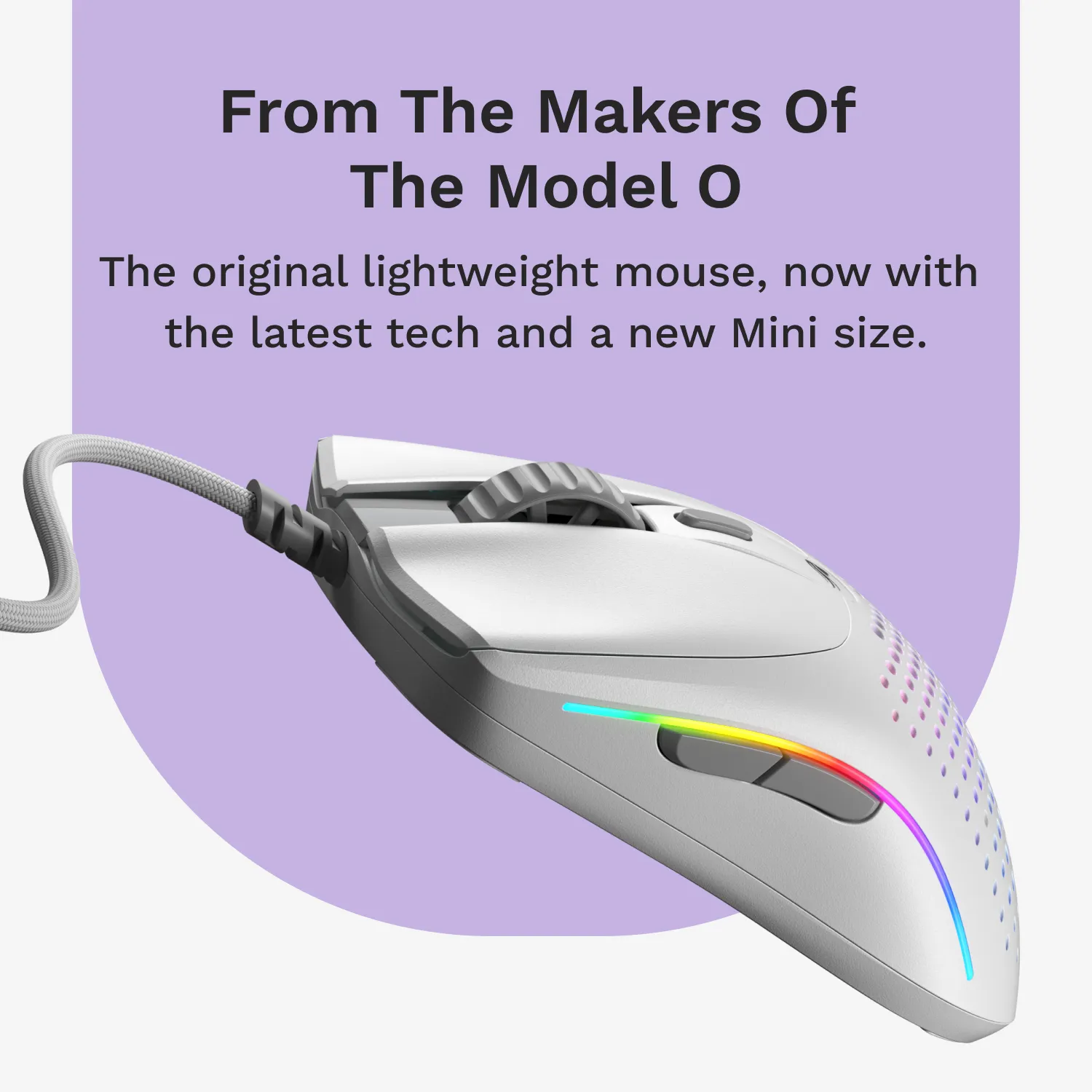Glorious Model O 2 Mini - gaming mouse, matte white Glorious Model O 2 Mini - gaming mouse, matte white