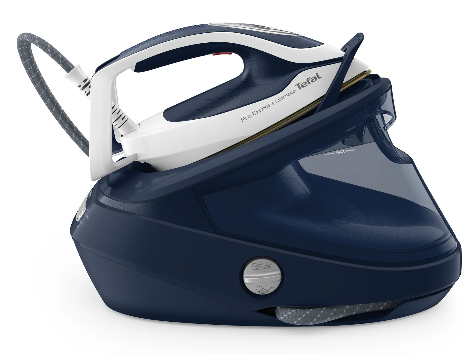 Tefal Pro Express Ultimate II GV9720 Steam Generator Iron, 3000W, 8 bar, 1.2L, Blue/White