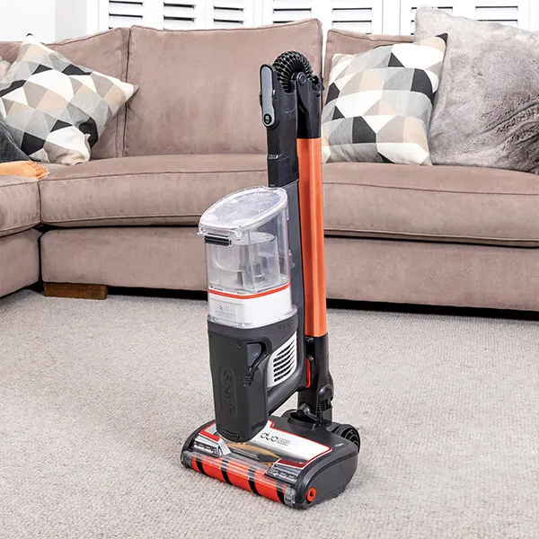 Shark DuoClean IZ201EU - skaftdammsugare, vit/orange