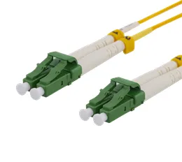 DELTACO OS2, Duplex, LC-LC, APC, 10m