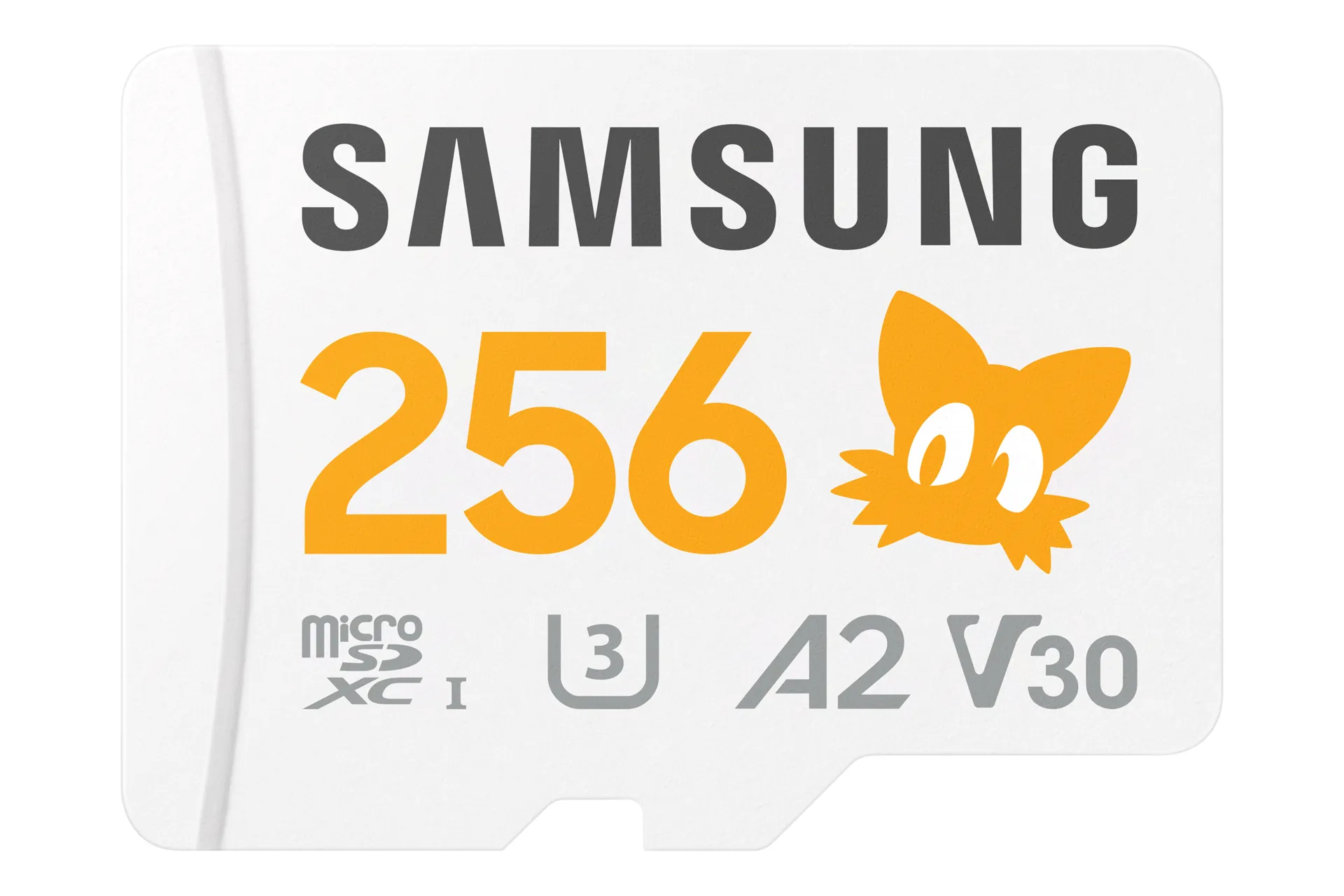 Samsung PRO Plus 256GB MicroSDXC UHS-I U3 V30 A2 card with SD adapter, White