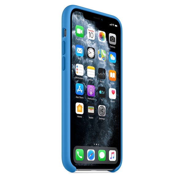 Apple iPhone 11 Pro Silicone Case, Surf Blue