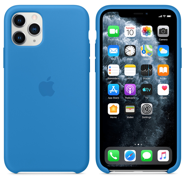 Apple iPhone 11 Pro Silicone Case, Surf Blue