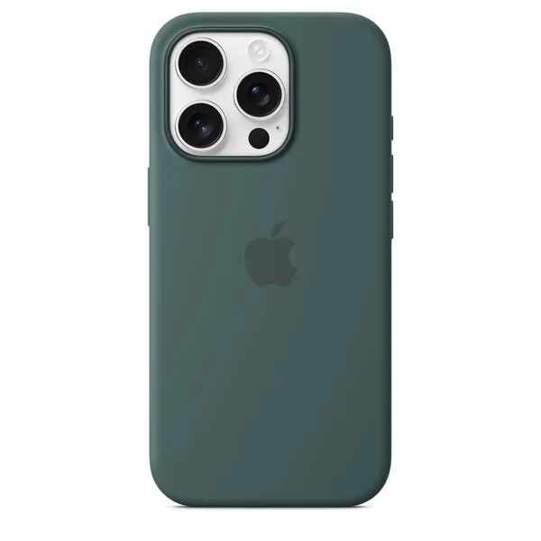 Apple iPhone 16 Pro, MagSafe -silikonikuori, Lammen­vihreä