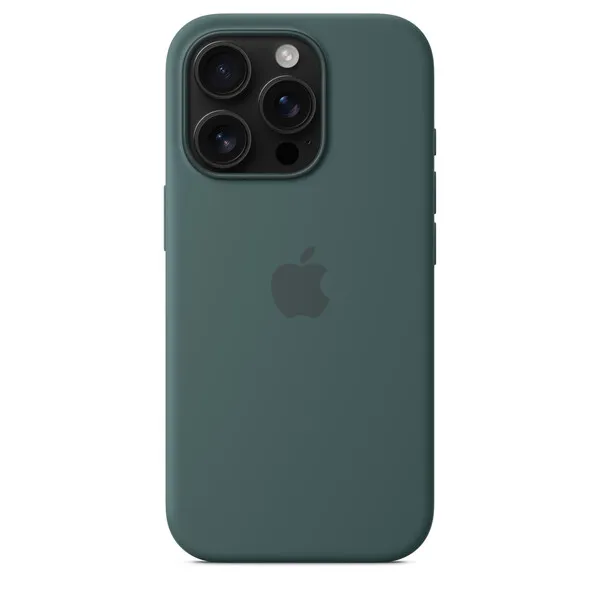 Apple iPhone 16 Pro, MagSafe -silikonikuori, Lammen­vihreä