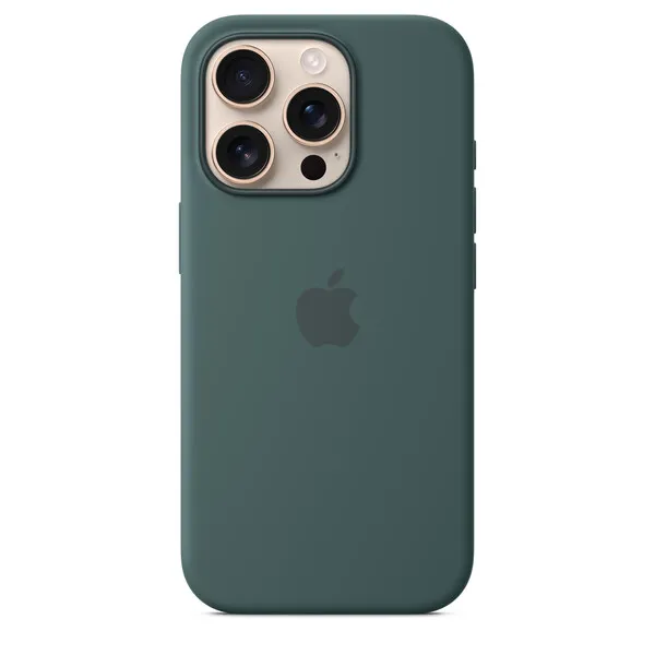 Apple iPhone 16 Pro, MagSafe -silikonikuori, Lammen­vihreä