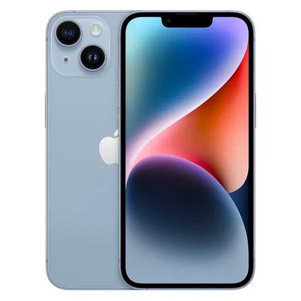 Renoverad iPhone 14 256 GB - mobiltelefon, Blå (Bruksskick)