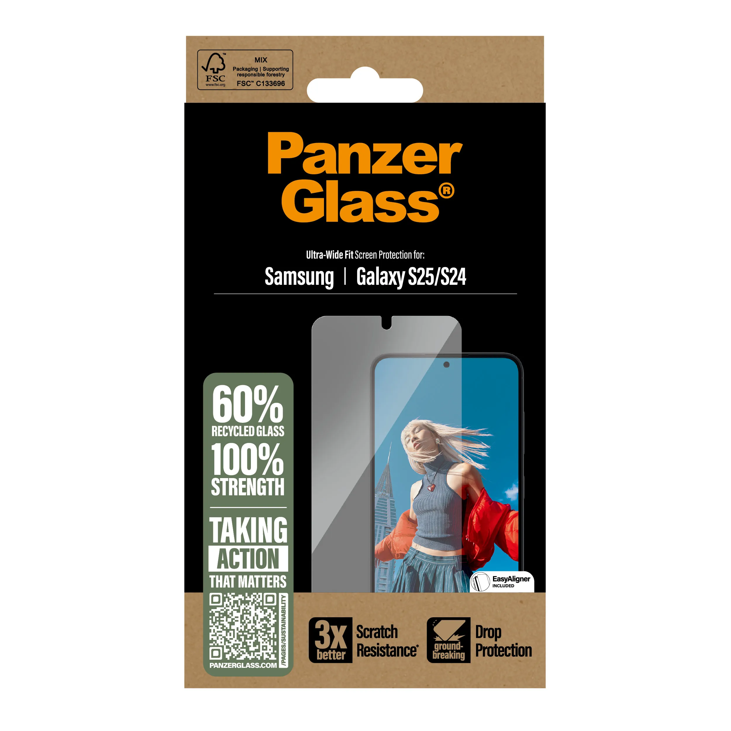 PanzerGlass Ultra-Wide Fit Alignerkit Galaxy S25 - Screen Protector
