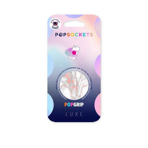 POPSOCKETS Mirror Rose Gold Lutz Marble Gloss