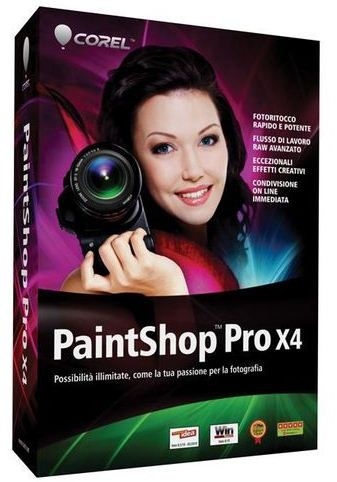 COREL PaintShop ProX4 EDU DVD Case (ML)