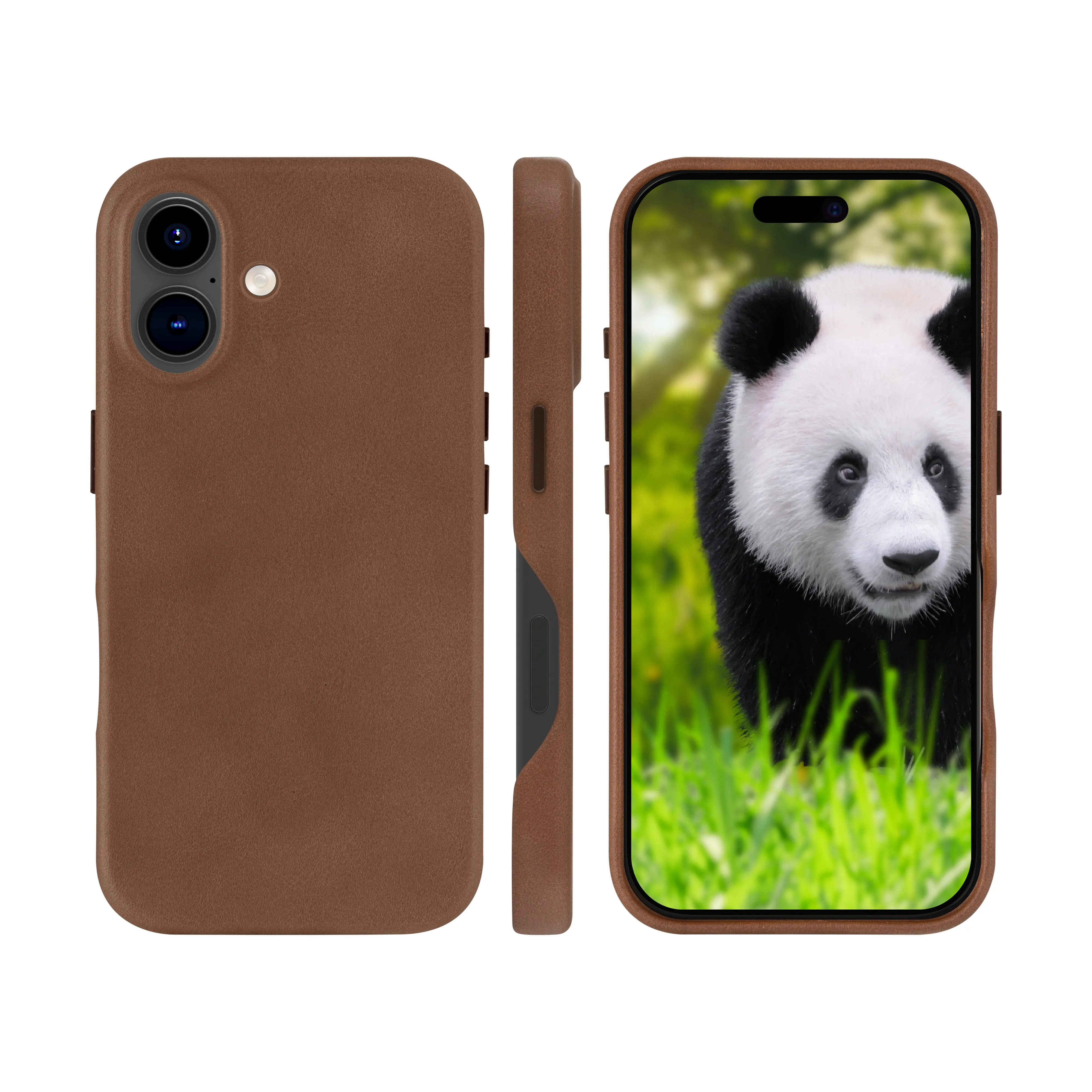 dbramante1928 Roskilde 2 MagSafe Case for iPhone 16, Dark Tan