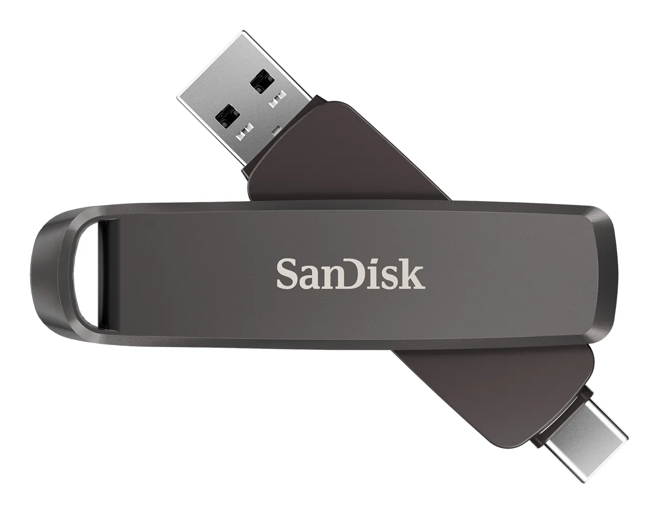 SanDisk Extreme Pro Dual Drive USB 3.2 Gen 2 256 GB USB-minne, svart