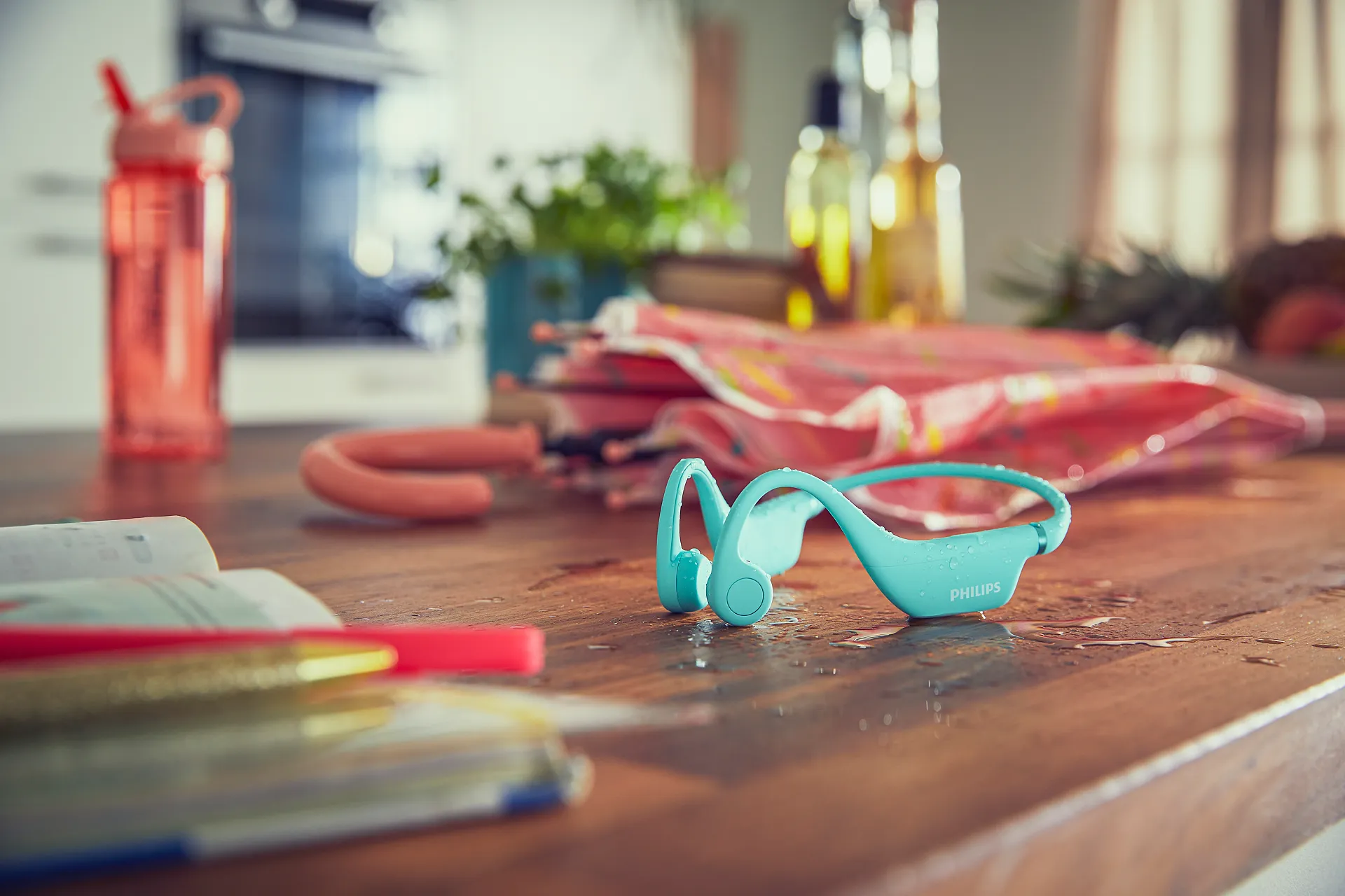 Philips Kids - wireless bone conduction earphones, green