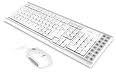 Ione Gemini R32 White style Multimedia Keyboard and Mouse Combo