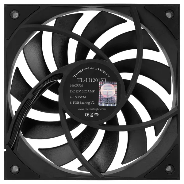 Thermalright TL-H12015B - case fan, Black