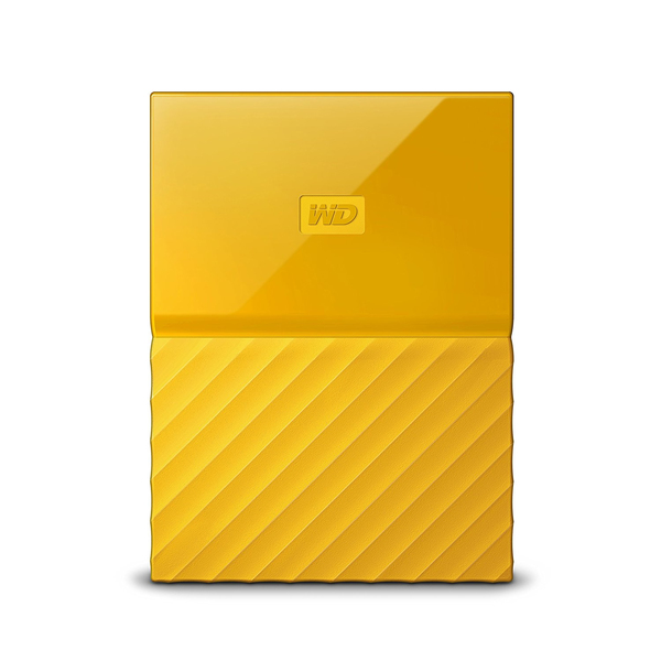 WD My Passport 2TB - External HDD, Yellow