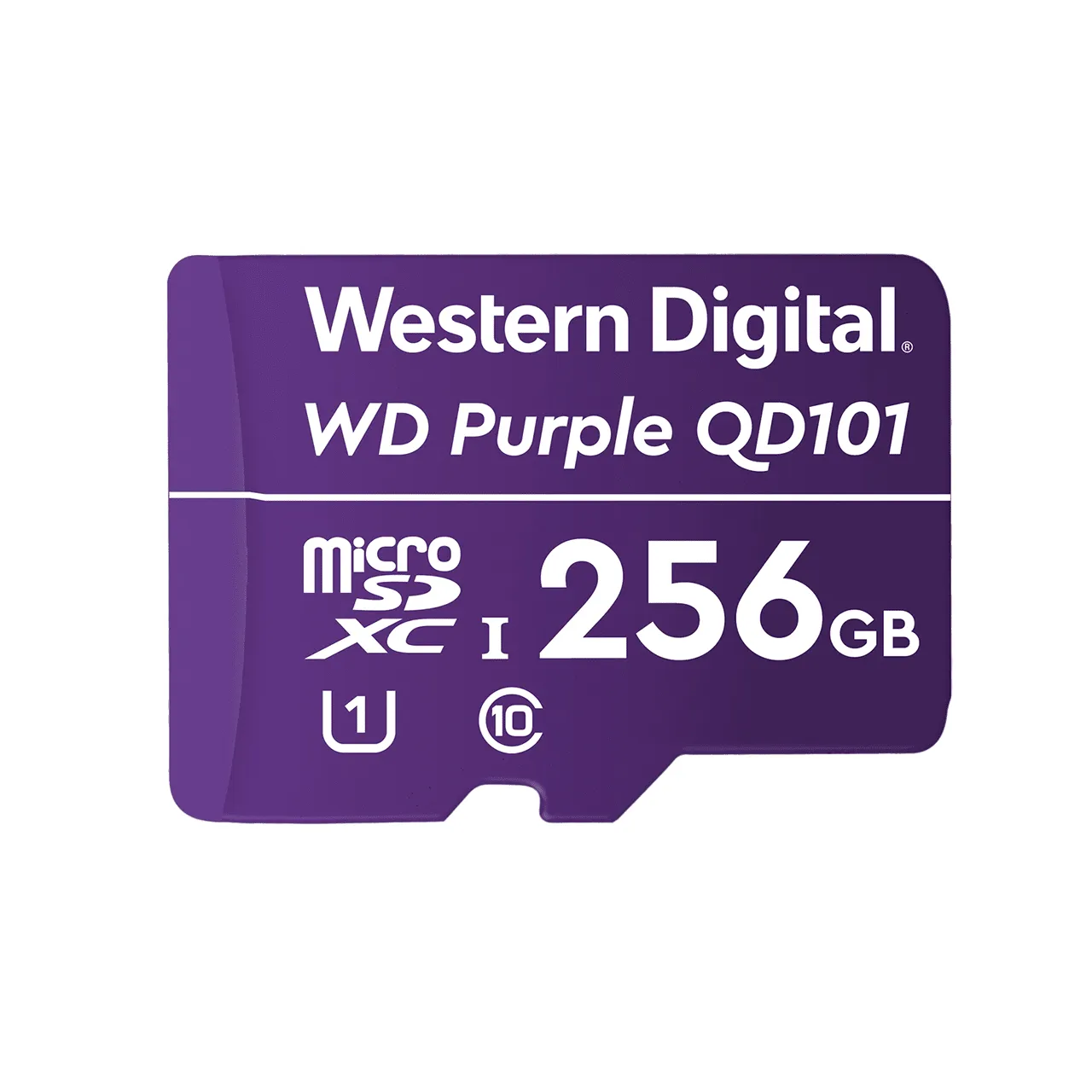 Western Digital Purple 256GB MicroSDXC U3 V30 A2 card, Purple