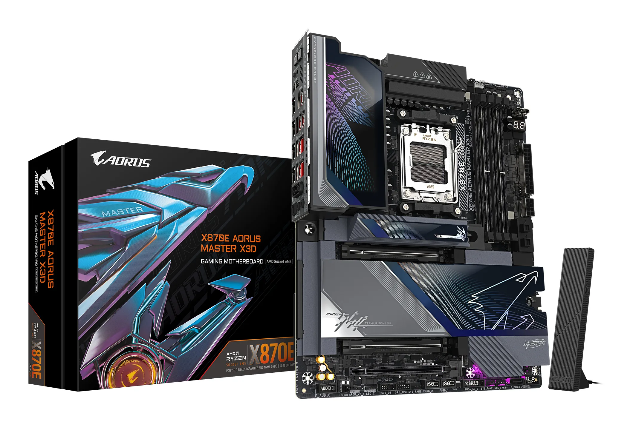 Gigabyte X870E AORUS MASTER X3D WiFi 7 AM5 ATX Motherboard