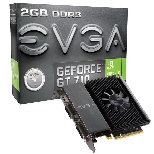 EVGA GeForce GT 710 2GB -n&auml;yt&ouml;nohjain