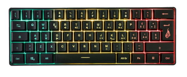 Surefire KingPin X1  - gaming tangentbord, Svart