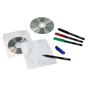 1x100 CD/DVD Paper Sleeves