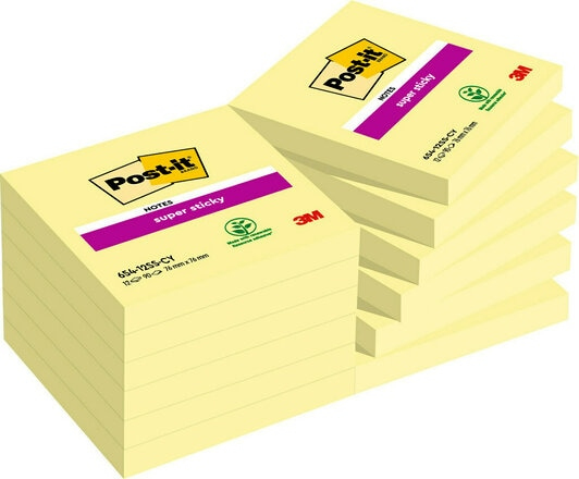 Post-it SS 654 Canary yellow 76x76 (12)