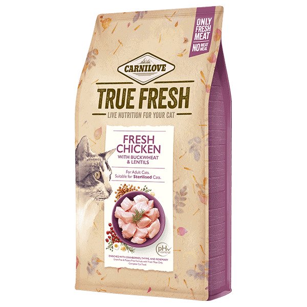 Carnilove True Fresh Chicken, Dry food for cats, Adult, 1.8kg