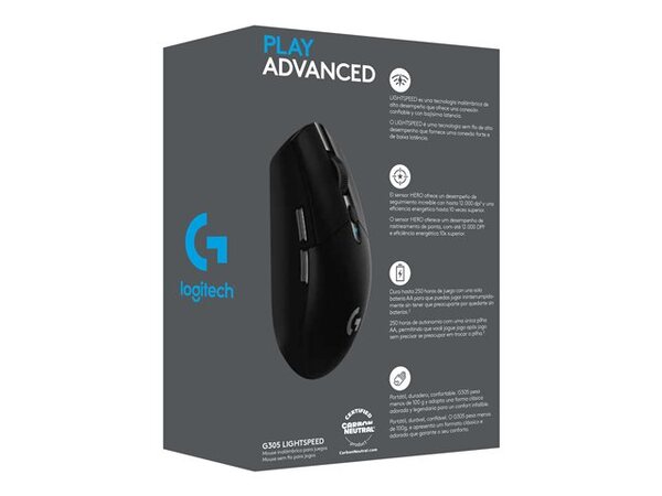Logitech G305 Lighspeed LOL EWR2 -langaton pelihiiri, Musta/Sininen/Valkoinen