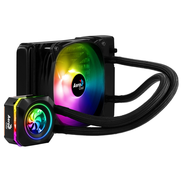 Aerocool Pulse L120 F RGB LED AIO-nestej&auml;&auml;hdytysratkaisu prosessorille